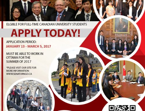 Statement by Senator Thanh Hai Ngo on the  2017 Summer Internship Program